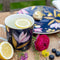 Sara Miller London - Orchard Mug Navy - Blauw - Mok - Ø 9,8 cm, H 10,6 cm, 0,34 l