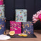 Sara Miller London - Set van 3 Bewaarblikken Orchard - Vierkant - Blik - 10,5 x 10,5 x 10,5 cm