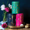 Sara Miller London - Set van 3 Bewaarbussen Chelsea - Bewaarblik - Vogels - Rond - Blik - Ø 10,5 cm - Hoogte: 15 cm