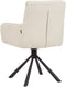 SARDOAL - Set van 2 eetkamerstoelen - Beige - Polyester