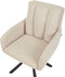 SARDOAL - Set van 2 eetkamerstoelen - Beige - Polyester