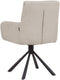 SARDOAL - Set van 2 eetkamerstoelen - Taupe - Polyester
