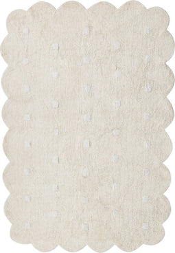 SAREKI - Vloerkleed - Beige - Katoen