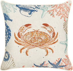 SARGASSUM - Sierkussen - Beige - 45 x 45 cm - Linnen