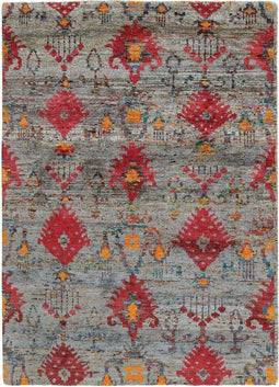 Sari Silk 180423 Vloerkleed - 250x300 - Rechthoek - Laagpolig,Oosters,Vintage Tapijt - Modern - Meerkleurig