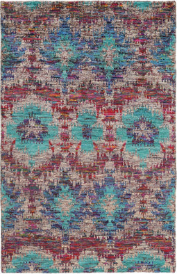 Sari Silk TX-3420 Vloerkleed - 170x240 - Rechthoek - Laagpolig,Oosters,Vintage Tapijt - Modern - Meerkleurig