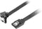 SATA Kabel - Datakabel - 90° Gehoekt 0,5 M Zwart