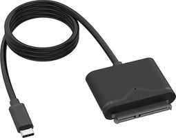 SATA naar USB C Adapter Kabel, SATA III Kabel Externe Harde Schijf Adapter Converter Connector voor 2.5 "SSD/HDD en 3.5" HDD Gegevensoverdracht, Ondersteuning UASP, Trim en SMART, Auto-Sleep Mode-18TB
