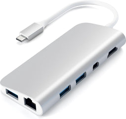 Satechi TYPE-C Multimedia Adapter - Zilver