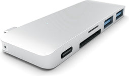 Satechi Type-C USB Passthrough Hub - Silver