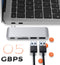 Satechi Type-C USB Passthrough Hub - Silver