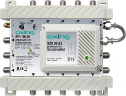 Satelliet multiswitch Axing SPU 56-09 Ingangen (satelliet): 5 (4 satelliet / 1 terrestrisch) Aantal gebruikers: 6 Stand