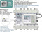 Satelliet multiswitch Axing SPU 56-09 Ingangen (satelliet): 5 (4 satelliet / 1 terrestrisch) Aantal gebruikers: 6 Stand