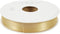 Satijn lint 16 mm goud op rol van 25 meter