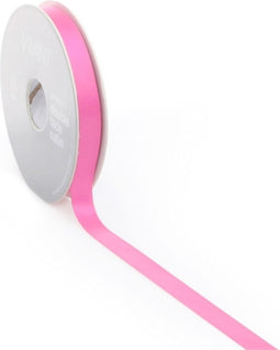 Satijn lint 16 mm roze op rol van 25 meter