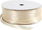 Satijn lint, b: 10 mm, 100 m, off-white