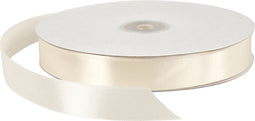 Satijn lint, b: 20 mm, 100 m, off-white
