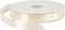 Satijn lint, b: 20 mm, 100 m, off-white