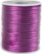 Satijnkoord - Satijnen Hobbykoord - Glanzend - paars - Rond - Decoratie - DIY - Dikte: 2mm - 50 mtr - Creotime - 1 rol