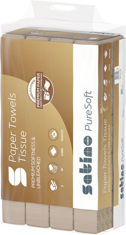 Satino by WEPA - Handdoek satino puresoft pt2 wvw 2l naturel