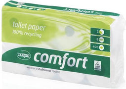 Satino by WEPA - Toiletpapier Satino Comfort 2-laags 400vel wit 8rollen | 6 stuks