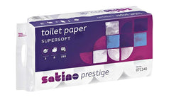 Satino by WEPA - Toiletpapier satino prestige 3-laags 250vel 8rollen wit | 8 stuks