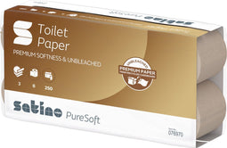 Satino by WEPA - Toiletpapier satino puresoft mt1 3lgs 250vel | 8 stuks