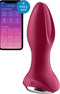 Satisfyer, Bluetooth anaal-vibrator, 'Rotator Plug 2 Connect App', 12,5 cm, met app, 2 in 1: vibrerende en roterende balletjes, 2 motoren