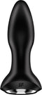 Satisfyer, Bluetooth anaal-vibrator, 'Rotator Plug 2 Connect App', 12,5 cm, met app, 2 in 1: vibrerende en roterende balletjes, 2 motoren
