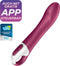 Satisfyer, Bluetooth G-spot vibrator, hotspot, 21,5 cm, met app, met warmtefunctie, gemaakt van siliconen
