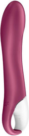 Satisfyer, Bluetooth G-spot vibrator, hotspot, 21,5 cm, met app, met warmtefunctie, gemaakt van siliconen