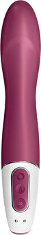Satisfyer, Bluetooth G-spot vibrator, hotspot, 21,5 cm, met app, met warmtefunctie, gemaakt van siliconen