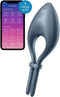 Satisfyer, bluetooth penisring, Bullseye, met app, waterdicht, oplaadbare batterij, in maat verstelbaar