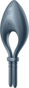 Satisfyer, bluetooth penisring, Bullseye, met app, waterdicht, oplaadbare batterij, in maat verstelbaar