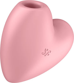 Satisfyer 'Cutie Heart', 8 cm, drukgolven en vibratie, speels design