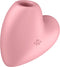 Satisfyer 'Cutie Heart', 8 cm, drukgolven en vibratie, speels design