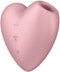 Satisfyer 'Cutie Heart', 8 cm, drukgolven en vibratie, speels design