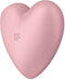 Satisfyer 'Cutie Heart', 8 cm, drukgolven en vibratie, speels design