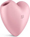 Satisfyer 'Cutie Heart', 8 cm, drukgolven en vibratie, speels design