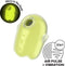 Satisfyer - Glowing Ghost - Glow in the Dark - Double Air Pulse Vibrator - Yellow