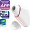 Satisfyer 'Love Triangle', 9 cm, met app