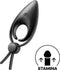 Satisfyer, penisring, sniper, in maat verstelbaar, met powermotor, gemaakt van siliconen