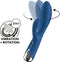 Satisfyer - Spinning Rabbit 1 - Rotating Rabbit Vibrator - Blue