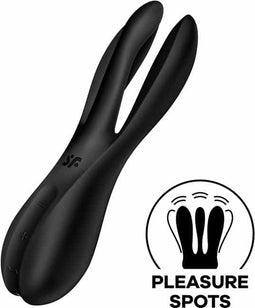 Satisfyer - Threesome 2 - Vibrator - Black