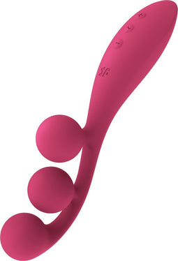 Satisfyer 'Tri Ball 1', 20,5 cm, oplegvibrator, 3 motoren