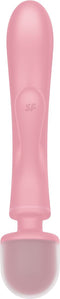 Satisfyer - Triple Lover - Hybrid Wand Vibrator - Pink