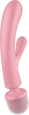 Satisfyer - Triple Lover - Hybrid Wand Vibrator - Pink