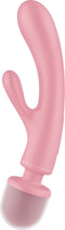 Satisfyer - Triple Lover - Hybrid Wand Vibrator - Pink