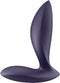 Satisfyer, vibrator; anale vibrator, 'Power Plug', 9 cm, lichaamsvriendelijke siliconen, waterdicht (IPX7), app-gestuurd