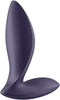 Satisfyer, vibrator; anale vibrator, 'Power Plug', 9 cm, lichaamsvriendelijke siliconen, waterdicht (IPX7), app-gestuurd